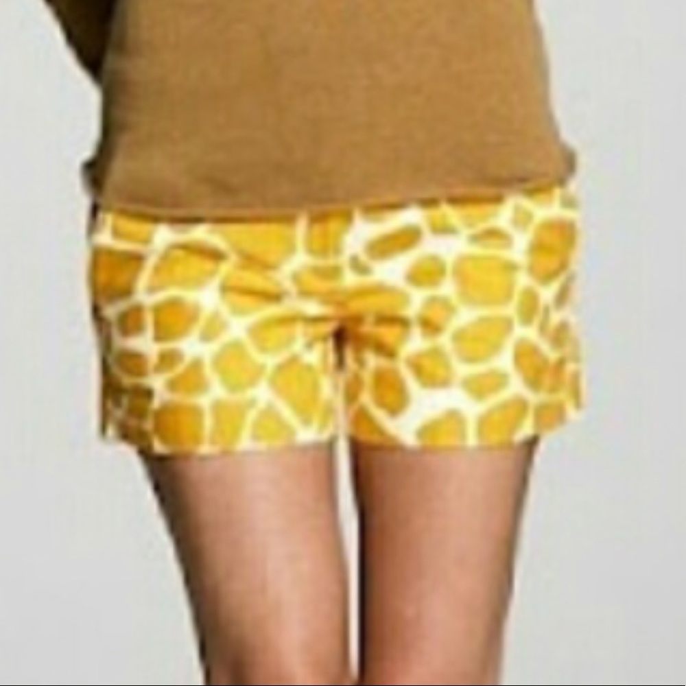DONATED - J. Crew giraffe chino shorts size 2